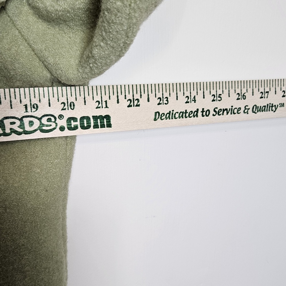 Katmai 100% Wool Green Open Front Jacket Waterfall‎ Collar Small - Picture 3 of 5
